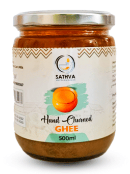 Pure Hand Churned Ghee (Glass Jar) - 500ml