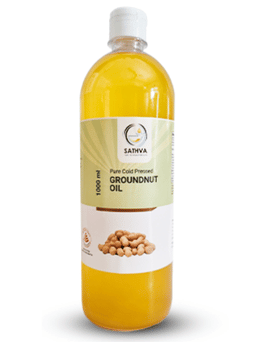 Cold Pressed Groundnut Oil - 1 Litre
