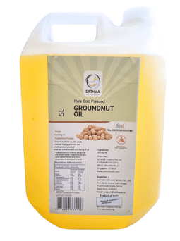 Cold Pressed Groundnut Oil - 5L